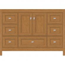 Strasser Woodenwork 50.576 - 48 X 21 X 34.5 Alki Essence Vanity Deco Miter Nat Cherry Sb