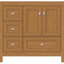 Strasser Woodenwork 50.884 - 36 X 18.5 X 34.5 Alki Essence Vanity Deco Miter Nat Cherry Lh