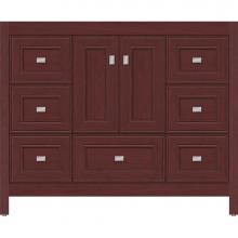 Strasser Woodenwork 50.584 - 42 X 21 X 34.5 Alki Essence Vanity Deco Miter Dk Cherry Sb