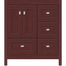 Strasser Woodenwork 50.908 - 30 X 21 X 34.5 Alki Essence Vanity Deco Miter Dk Cherry Rh