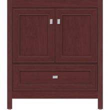 Strasser Woodenwork 50.983 - 30 X 18.5 X 34.5 Alki Essence Vanity Deco Miter Dk Cherry Std