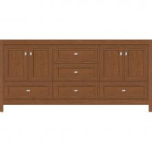 Strasser Woodenwork 51.634 - 72 X 21 X 34.5 Alki Essence Vanity Deco Miter Cinn Cherry Db