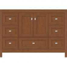 Strasser Woodenwork 50.934 - 48 X 18.5 X 34.5 Alki Essence Vanity Deco Miter Cinn Cherry Sb