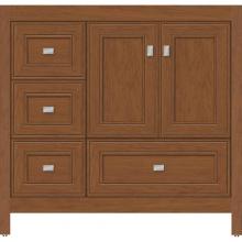 Strasser Woodenwork 50.938 - 36 X 21 X 34.5 Alki Essence Vanity Deco Miter Cinn Cherry Lh