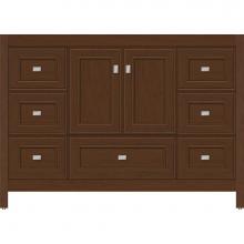 Strasser Woodenwork 51.699 - 48 X 18.5 X 34.5 Alki Essence Vanity Deco Miter Pecan Cherry Sb