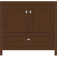 Strasser Woodenwork 51.760 - 36 X 21 X 34.5 Alki Essence Vanity Deco Miter Pecan Cherry Std