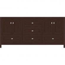 Strasser Woodenwork 51.626 - 72 X 18.5 X 34.5 Alki Essence Vanity Deco Miter Choc Cherry Db