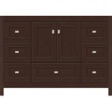 Strasser Woodenwork 50.560 - 48 X 21 X 34.5 Alki Essence Vanity Deco Miter Choc Cherry Sb