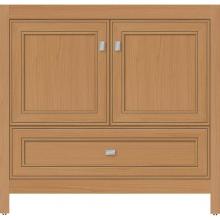 Strasser Woodenwork 51.608 - 36 X 18.5 X 34.5 Alki Essence Vanity Deco Miter Nat Oak Std
