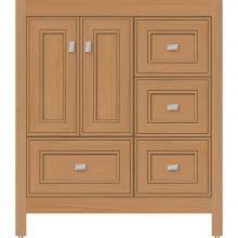 Strasser Woodenwork 51.610 - 30 X 18.5 X 34.5 Alki Essence Vanity Deco Miter Nat Oak Rh