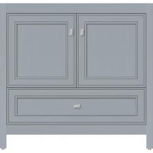 Strasser Woodenwork 51.587 - 36 X 21 X 34.5 Alki Essence Vanity Deco Miter Silver Oak Std