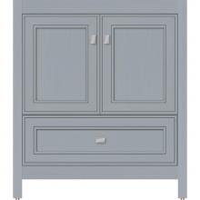 Strasser Woodenwork 51.593 - 30 X 21 X 34.5 Alki Essence Vanity Deco Miter Silver Oak Std