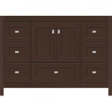 Strasser Woodenwork 51.820 - 48 X 21 X 34.5 Alki Essence Vanity Deco Miter Choc Oak Sb