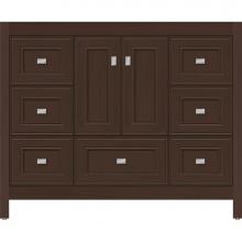 Strasser Woodenwork 51.823 - 42 X 18.5 X 34.5 Alki Essence Vanity Deco Miter Choc Oak Sb