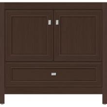 Strasser Woodenwork 51.838 - 36 X 21 X 34.5 Alki Essence Vanity Deco Miter Choc Oak Std