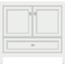 Strasser Woodenwork 52.072 - 36 X 21 X 34.5 Alki Essence Vanity Deco Miter Powder Grey Std
