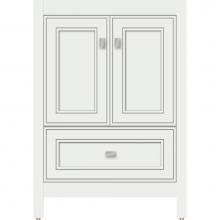 Strasser Woodenwork 52.067 - 24 X 18.5 X 34.5 Alki Essence Vanity Deco Miter Powder Grey Std