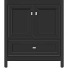Strasser Woodenwork 50.987 - 30 X 21 X 34.5 Alki Essence Vanity Deco Miter Sat Black Std