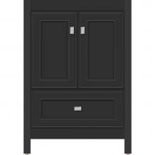 Strasser Woodenwork 50.972 - 24 X 18.5 X 34.5 Alki Essence Vanity Deco Miter Sat Black Std