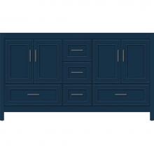 Strasser Woodenwork 58-031 - 60 X 21 X 34.5 Alki Essence Vanity Deco Miter Lapis Night Db