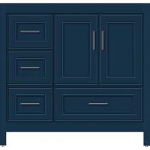 Strasser Woodenwork 58-043 - 36 X 21 X 34.5 Alki Essence Vanity Deco Miter Lapis Night Lh