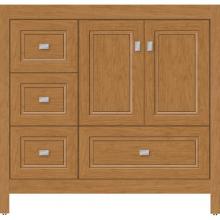 Strasser Woodenwork 52.129 - 36 X 18.5 X 34.5 Alki Essence Vanity Ogee Miter Nat Cherry Lh