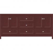 Strasser Woodenwork 52.322 - 72 X 18.5 X 34.5 Alki Essence Vanity Ogee Miter Dk Cherry Db