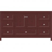 Strasser Woodenwork 52.193 - 60 X 21 X 34.5 Alki Essence Vanity Ogee Miter Dk Cherry Sb