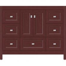 Strasser Woodenwork 52.107 - 42 X 21 X 34.5 Alki Essence Vanity Ogee Miter Dk Cherry Sb