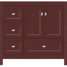 Strasser Woodenwork 52.115 - 36 X 21 X 34.5 Alki Essence Vanity Ogee Miter Dk Cherry Lh