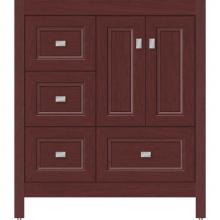 Strasser Woodenwork 52.165 - 30 X 18.5 X 34.5 Alki Essence Vanity Ogee Miter Dk Cherry Lh