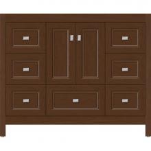 Strasser Woodenwork 52.343 - 42 X 18.5 X 34.5 Alki Essence Vanity Ogee Miter Pecan Cherry Sb