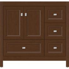 Strasser Woodenwork 52.344 - 36 X 21 X 34.5 Alki Essence Vanity Ogee Miter Pecan Cherry Rh