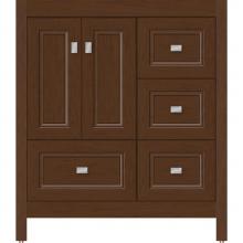 Strasser Woodenwork 52.348 - 30 X 21 X 34.5 Alki Essence Vanity Ogee Miter Pecan Cherry Rh