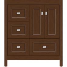 Strasser Woodenwork 52.351 - 30 X 18.5 X 34.5 Alki Essence Vanity Ogee Miter Pecan Cherry Lh