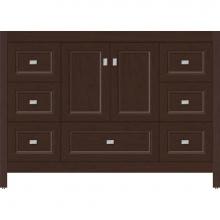 Strasser Woodenwork 52.086 - 48 X 18.5 X 34.5 Alki Essence Vanity Ogee Miter Choc Cherry Sb