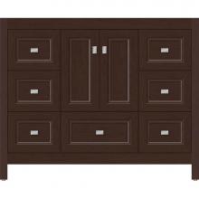 Strasser Woodenwork 52.088 - 42 X 21 X 34.5 Alki Essence Vanity Ogee Miter Choc Cherry Sb