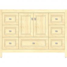 Strasser Woodenwork 52.105 - 48 X 18.5 X 34.5 Alki Essence Vanity Ogee Miter Nat Maple Sb
