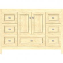 Strasser Woodenwork 52.102 - 48 X 21 X 34.5 Alki Essence Vanity Ogee Miter Nat Maple Sb