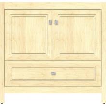 Strasser Woodenwork 52.263 - 36 X 18.5 X 34.5 Alki Essence Vanity Ogee Miter Nat Maple Std