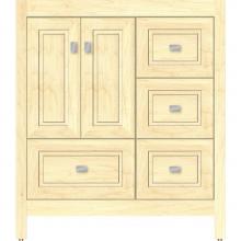 Strasser Woodenwork 52.166 - 30 X 18.5 X 34.5 Alki Essence Vanity Ogee Miter Nat Maple Rh