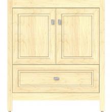 Strasser Woodenwork 52.225 - 30 X 21 X 34.5 Alki Essence Vanity Ogee Miter Nat Maple Std