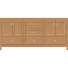 Strasser Woodenwork 52.332 - 72 X 21 X 34.5 Alki Essence Vanity Ogee Miter Nat Oak Db