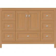 Strasser Woodenwork 52.294 - 48 X 18.5 X 34.5 Alki Essence Vanity Ogee Miter Nat Oak Sb