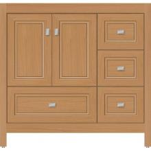Strasser Woodenwork 52.276 - 36 X 21 X 34.5 Alki Essence Vanity Ogee Miter Nat Oak Rh