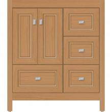 Strasser Woodenwork 52.304 - 30 X 18.5 X 34.5 Alki Essence Vanity Ogee Miter Nat Oak Rh