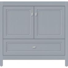 Strasser Woodenwork 52.303 - 36 X 18.5 X 34.5 Alki Essence Vanity Ogee Miter Silver Oak Std