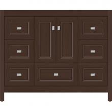 Strasser Woodenwork 52.368 - 42 X 21 X 34.5 Alki Essence Vanity Ogee Miter Choc Oak Sb