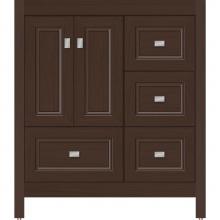 Strasser Woodenwork 52.374 - 30 X 21 X 34.5 Alki Essence Vanity Ogee Miter Choc Oak Rh