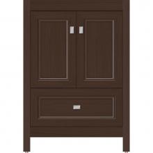 Strasser Woodenwork 52.379 - 24 X 18.5 X 34.5 Alki Essence Vanity Ogee Miter Choc Oak Std